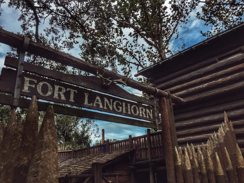fort langhorn on tom sawyer island at magic kingdom